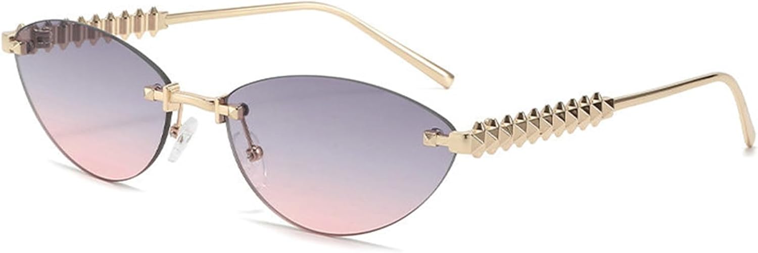 Willochra Модные безрамочные солнцезащитные очки «кошачий глаз» для женщин, безрамочные солнцезащитные очки жемчужного цвета для мужчин, градиентные очки-защитные очки цвета шампанского с защитой от УФ-излучения UV400, C4
Willochra Модные безрамочные солнцезащитные очки «кошачий глаз» для женщин, безрамочные солнцезащитные очки жемчужного цвета для мужчин, градиентные очки-защитные очки цвета шампанского с защитой от УФ-излучения UV400, C4