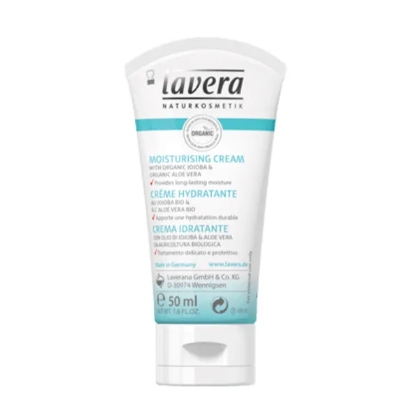 Увлажняющий крем для ежедневного использования Crema Hidratante Jojoba Y Aloe Vera Lavera, 50 ml
Увлажняющий крем для ежедневного использования Crema Hidratante Jojoba Y Aloe Vera Lavera, 50 ml