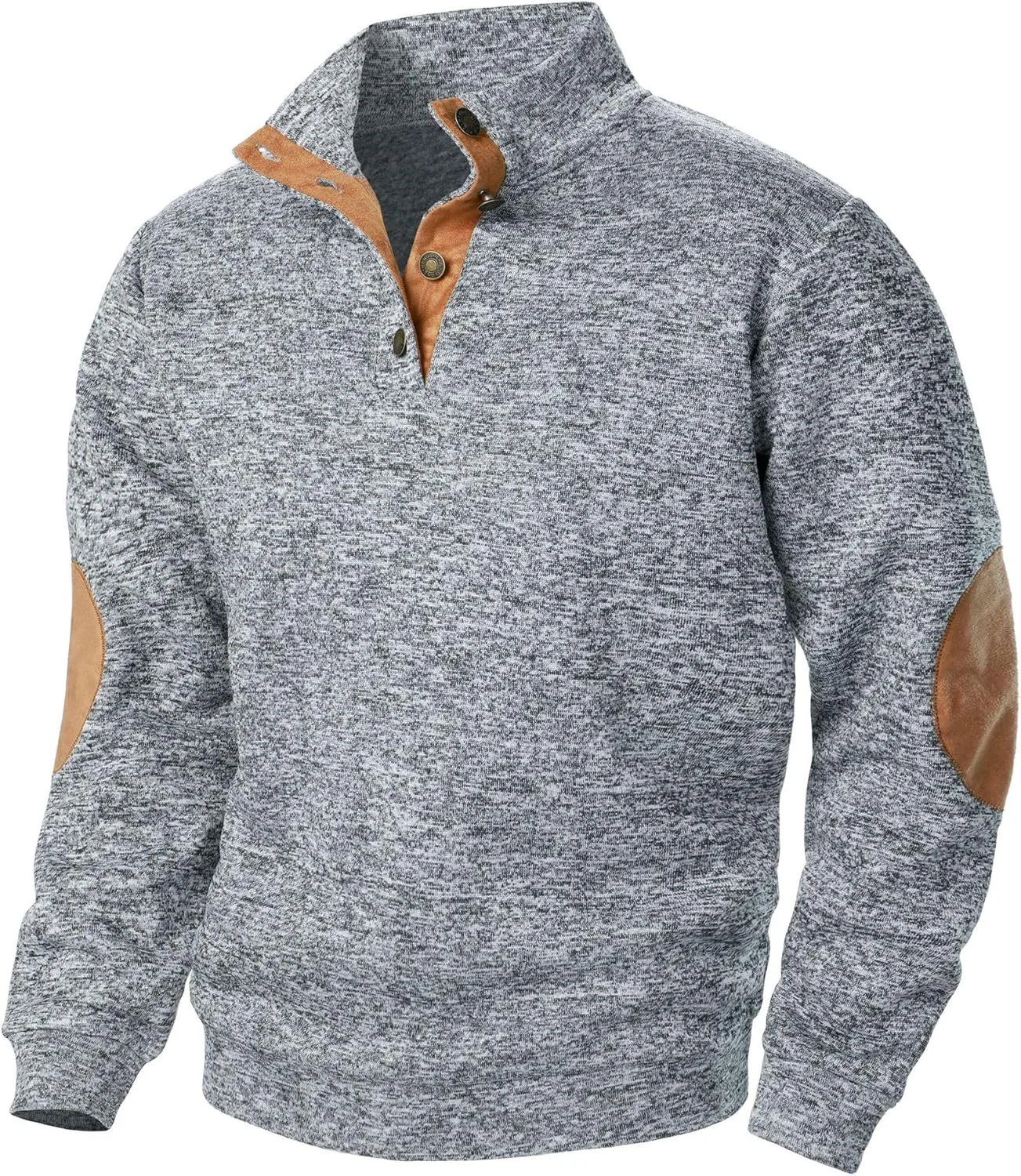 Мужской пуловер с четвертной застежкой и воротником стойкой RSZGSWS
Мужской пуловер с четвертной застежкой и воротником стойкой RSZGSWS