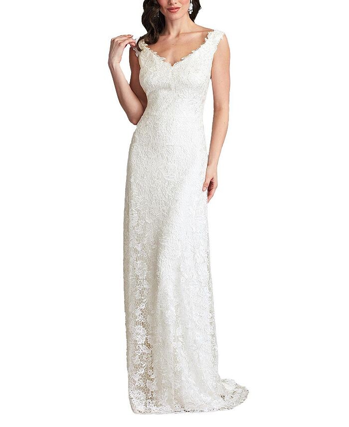 Платье А-силуэта из тюля Tadashi Shoji Feron, слоновая кость/кремовый
Платье А-силуэта из тюля Tadashi Shoji Feron, слоновая кость/кремовый