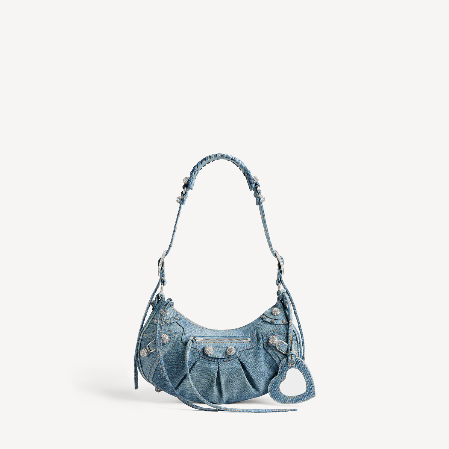 Женская небольшая сумка на плечо Le Cagole с кристаллами, синяя BALENCIAGA, голубой
Женская небольшая сумка на плечо Le Cagole с кристаллами, синяя BALENCIAGA, голубой