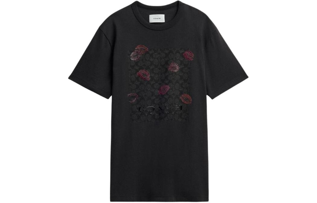 Футболка женская угольно-черная Coach
Футболка женская угольно-черная Coach