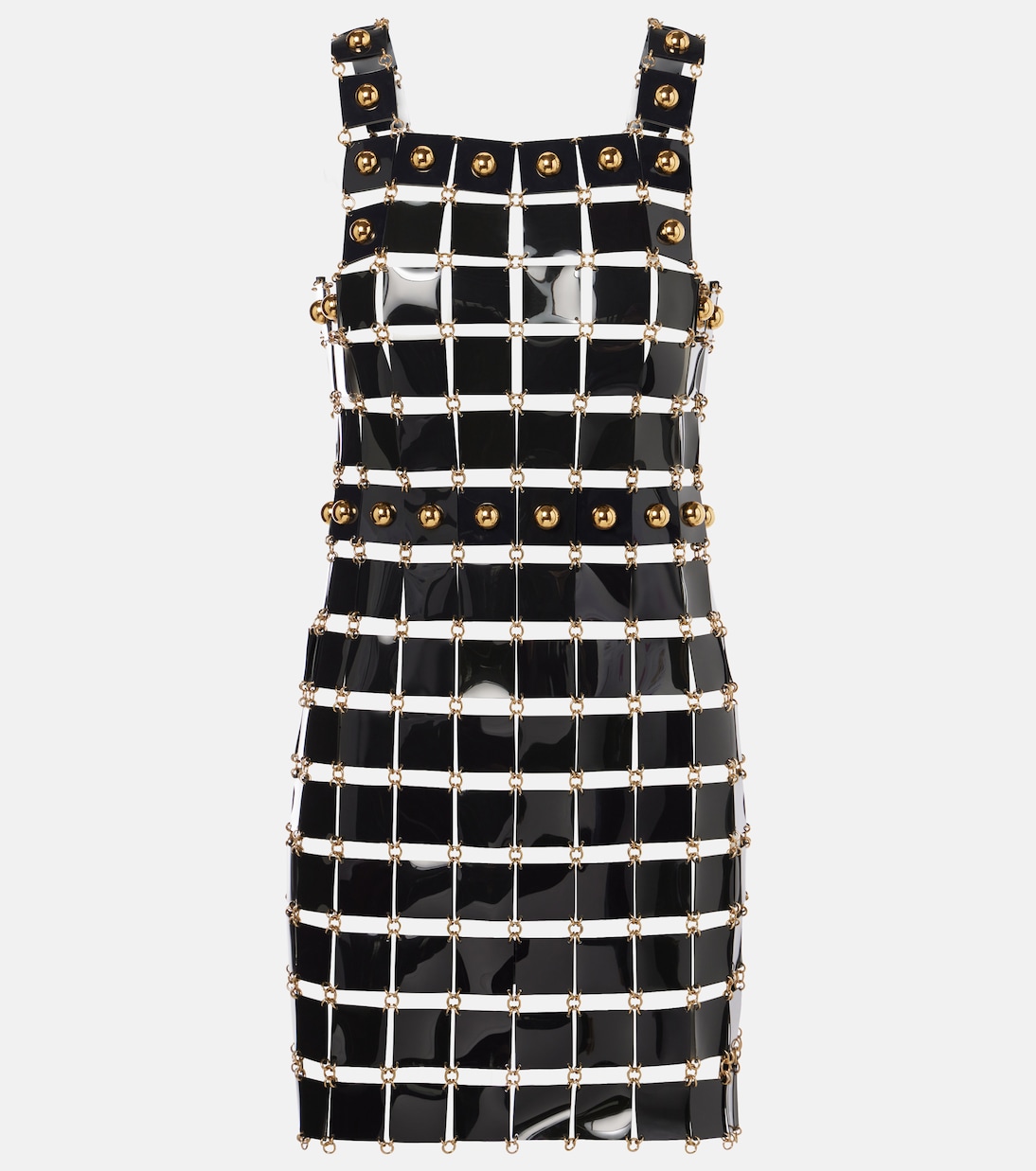 Мини-платье со стразами Rabanne, черный
Мини-платье со стразами Rabanne, черный