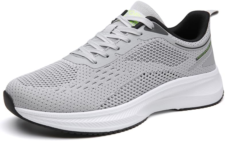 Мужские повседневные легкие кроссовки с шнуровкой, противоскользящие, дышащие, с сетчатым верхом, низкие, подходят для ходьбы, тенниса и повседневных поездок Igzbibg, серый
Мужские повседневные легкие кроссовки с шнуровкой, противоскользящие, дышащие, с сетчатым верхом, низкие, подходят для ходьбы, тенниса и повседневных поездок Igzbibg, серый
