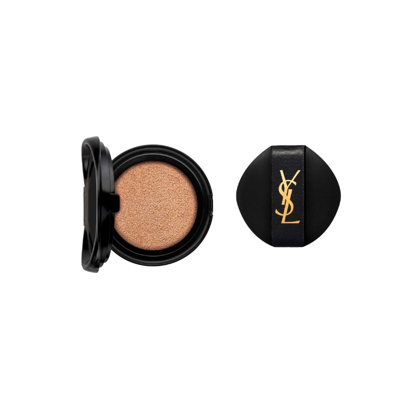 SAINT LAURENT Черный кожаный тональный крем-подушечка для сияния Air Cushions для маскировки с солнцезащитой
SAINT LAURENT Черный кожаный тональный крем-подушечка для сияния Air Cushions для маскировки с солнцезащитой