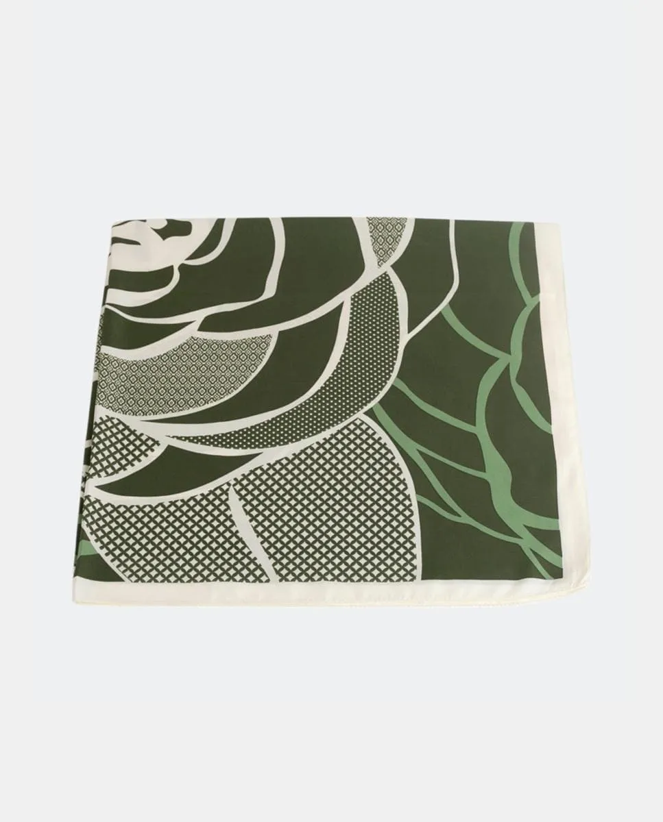 Квадратный платок из полиэстера с цветочным принтом, свежий и универсальный платок для женщин Kbas, зеленый
Квадратный платок из полиэстера с цветочным принтом, свежий и универсальный платок для женщин Kbas, зеленый