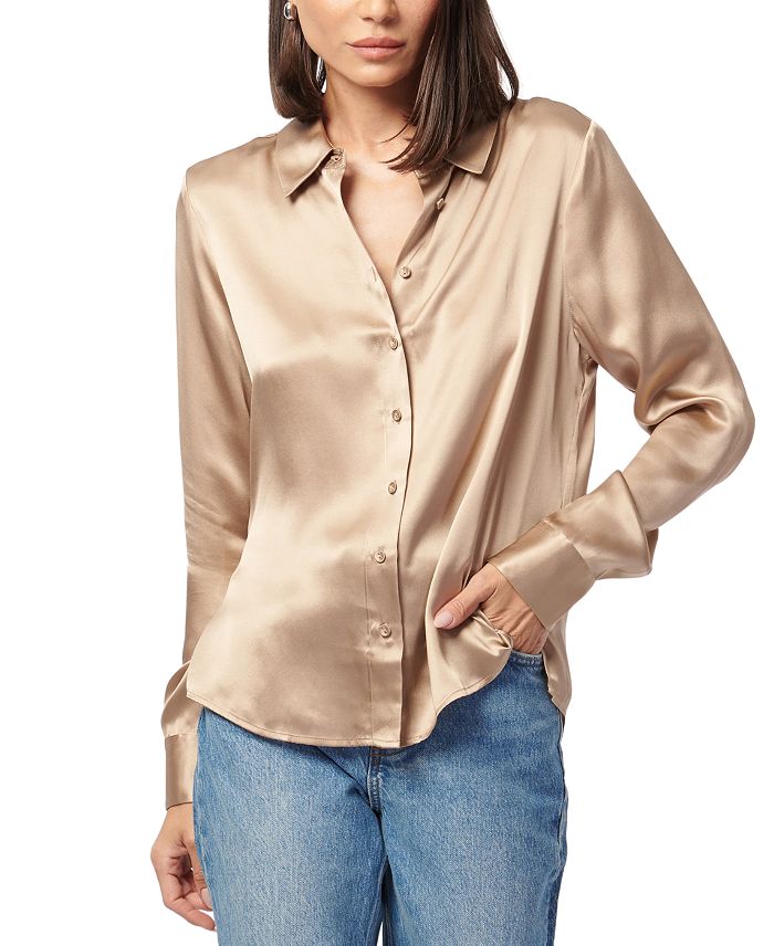 Шелковая блузка Crosby CAMI NYC, коричневый/бежевый
Шелковая блузка Crosby CAMI NYC, коричневый/бежевый