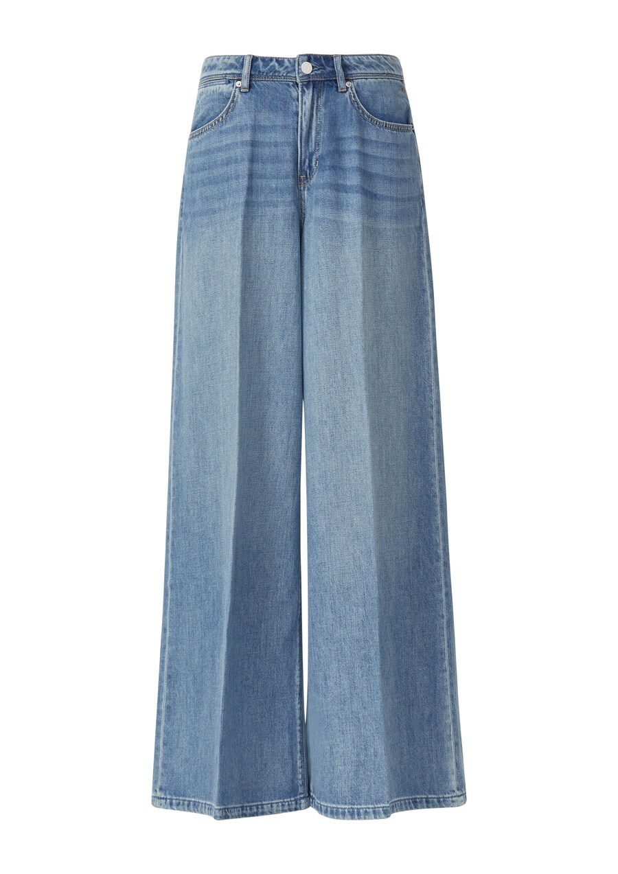 Джинсы с широкими штанинами s.Oliver, синий
Джинсы с широкими штанинами s.Oliver, синий