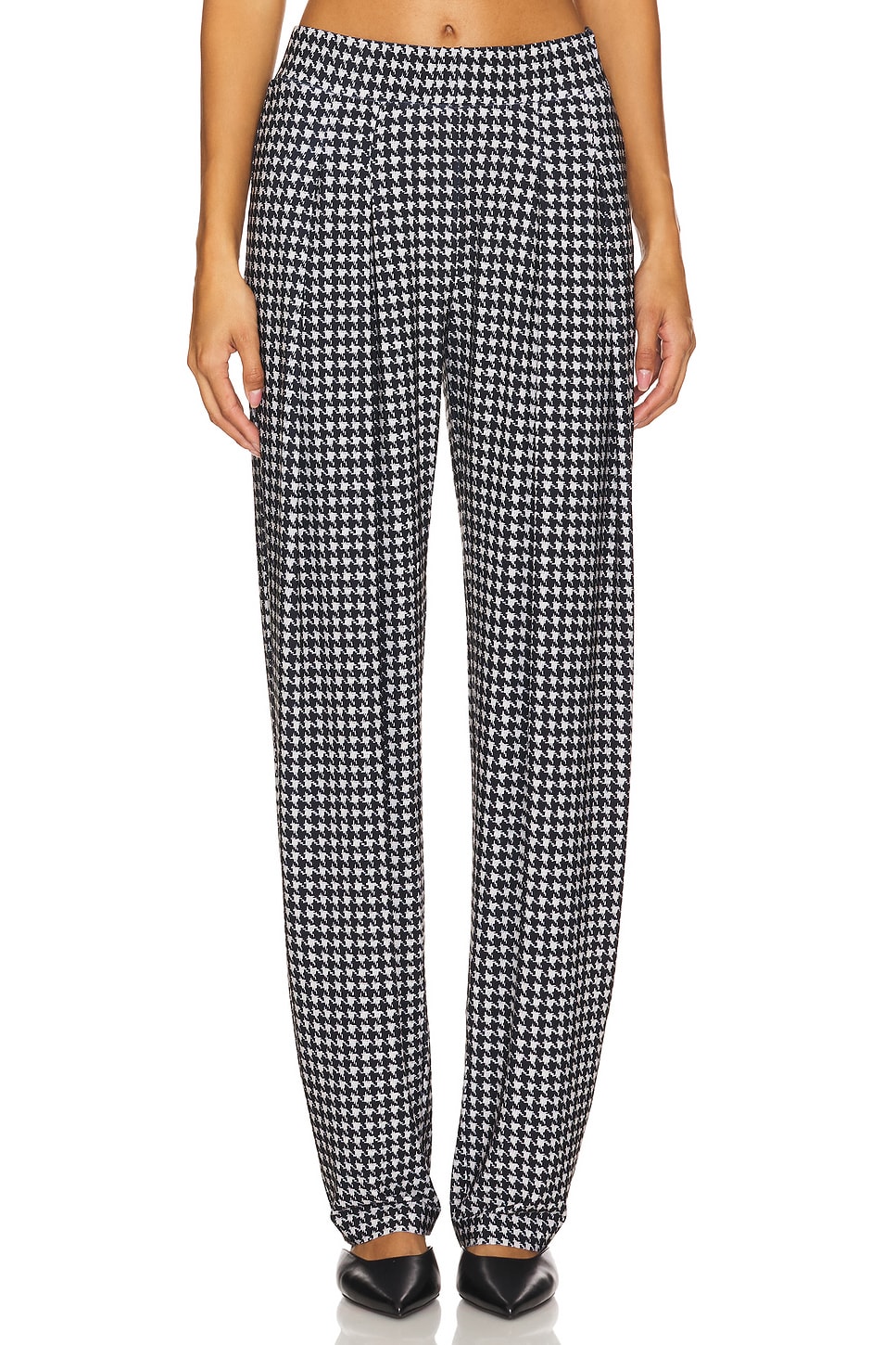 Брюки с заниженной талией и складками Norma Kamali, синий
Брюки с заниженной талией и складками Norma Kamali, синий