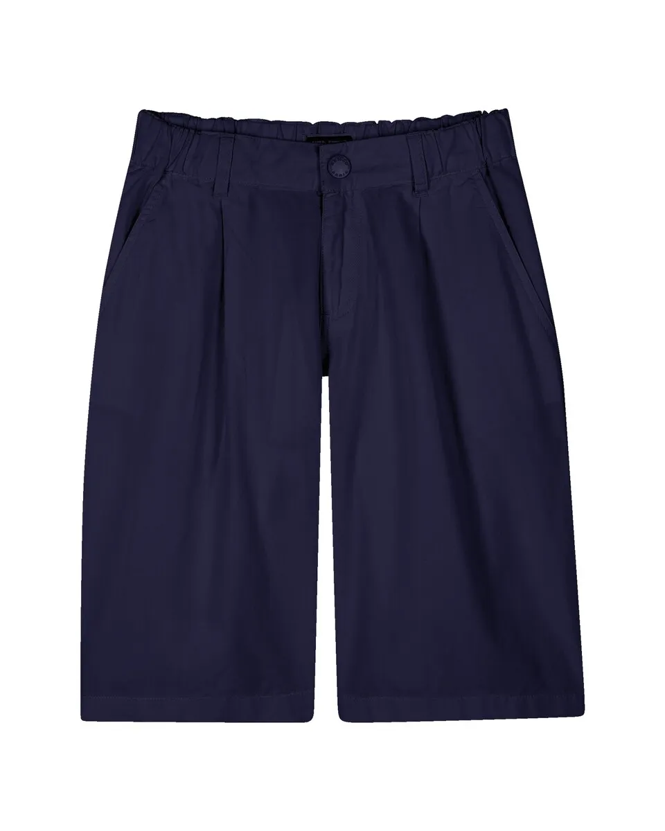 Шорты-бермуды из хлопка для мальчиков с петлями для ремня на талии Kenzo Kids, тёмно-синий
Шорты-бермуды из хлопка для мальчиков с петлями для ремня на талии Kenzo Kids, тёмно-синий