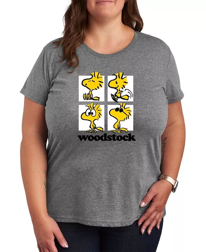 Модная футболка больших размеров с рисунком арахиса Woodstock Hybrid Apparel, серый
Модная футболка больших размеров с рисунком арахиса Woodstock Hybrid Apparel, серый