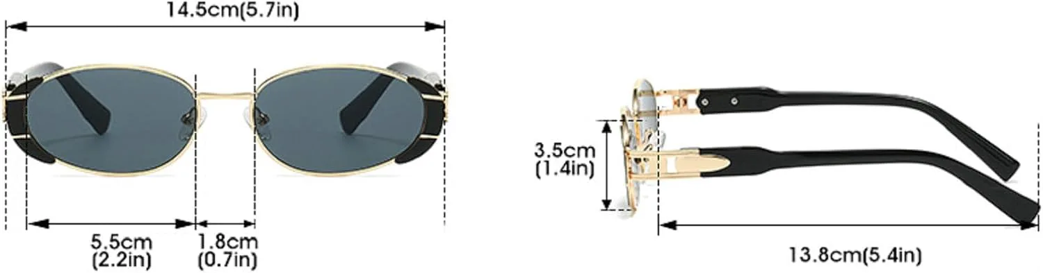 Винтажные овальные солнцезащитные очки для мужчин 2024 года, металлические градиентные линзы, модные и стильные солнцезащитные очки для женщин Melrose, Blue
Винтажные овальные солнцезащитные очки для мужчин 2024 года, металлические градиентные линзы, модные и стильные солнцезащитные очки для женщин Melrose, Blue