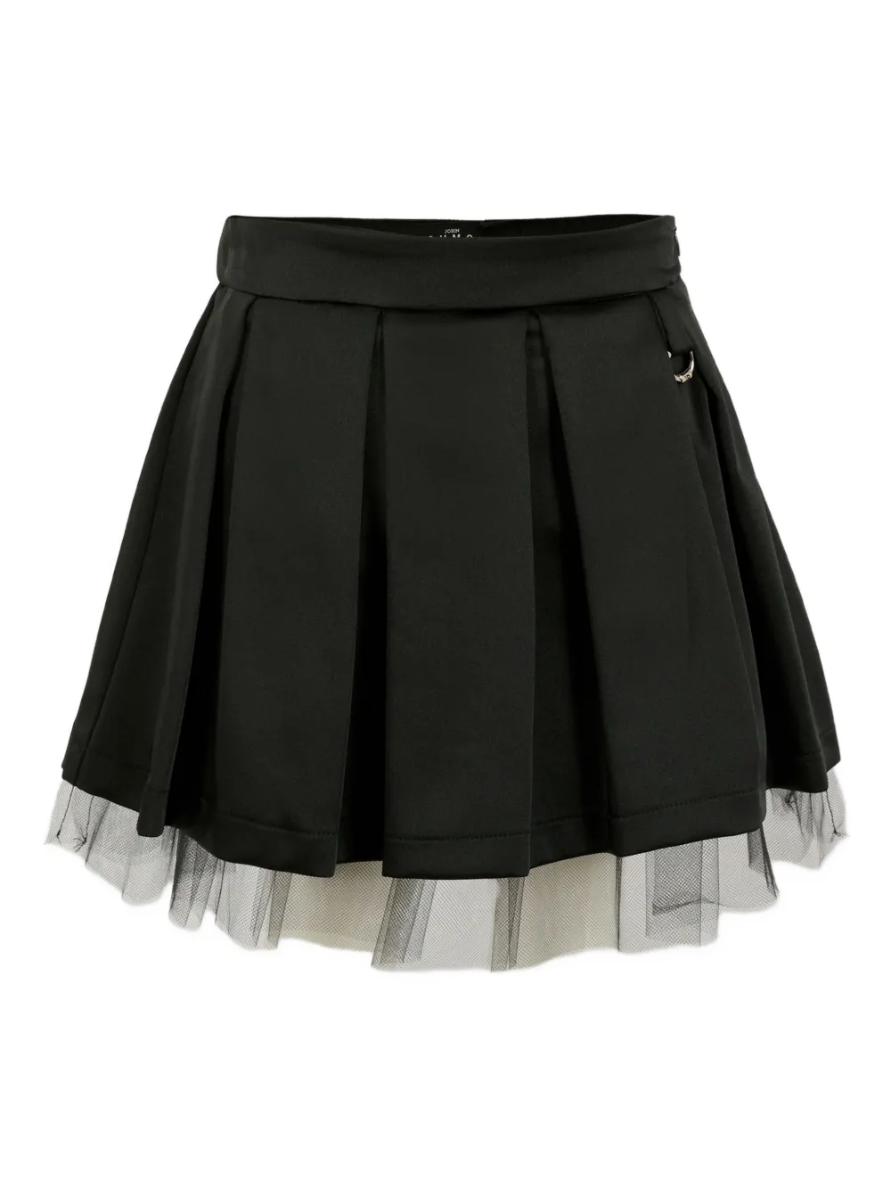 Плиссированная юбка с отделкой из тюля John Richmond Junior, черный
Плиссированная юбка с отделкой из тюля John Richmond Junior, черный