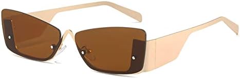 Винтажные солнцезащитные очки в полуободковой оправе, маленькие, для женщин, в стиле хип-хоп, мужские солнцезащитные очки для вождения, защита от УФ-излучения UV400 MTZJH, Gold Tea
Винтажные солнцезащитные очки в полуободковой оправе, маленькие, для женщин, в стиле хип-хоп, мужские солнцезащитные очки для вождения, защита от УФ-излучения UV400 MTZJH, Gold Tea