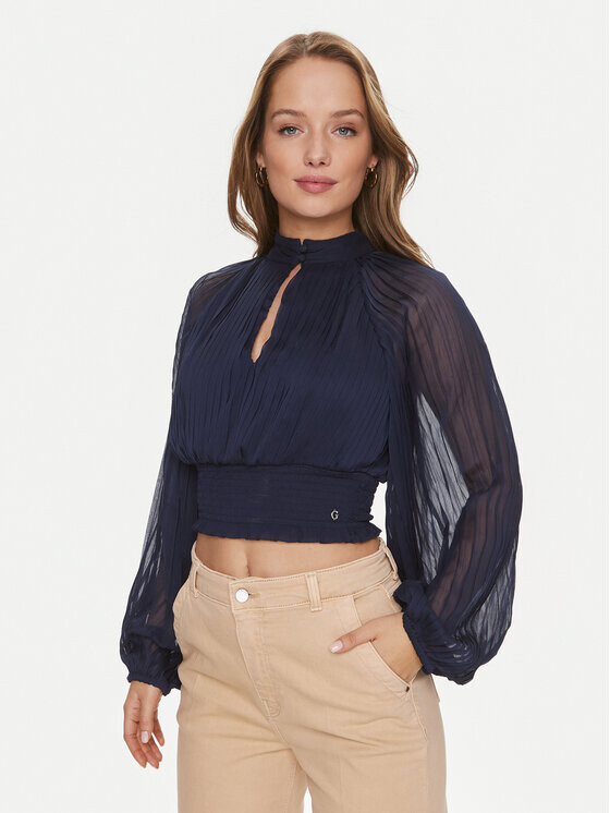 Блуза стандартного кроя Guess, синий
Блуза стандартного кроя Guess, синий