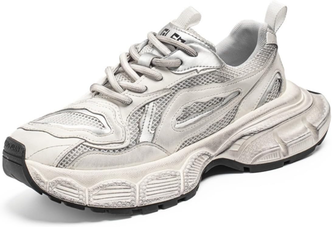 Футуристические мужские массивные кроссовки в стиле Y2K с сетчатым и PU верхом, подошвой с амортизацией и увеличением роста на 4 см для повседневной носки, бега и активного отдыха с эффектным красно-черным дизайном Ctkvbmeoi
Футуристические мужские массивные кроссовки в стиле Y2K с сетчатым и PU верхом, подошвой с амортизацией и увеличением роста на 4 см для повседневной носки, бега и активного отдыха с эффектным красно-черным дизайном Ctkvbmeoi