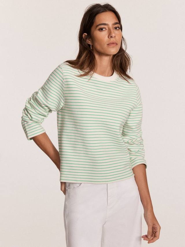 Текстурированная толстовка в полоску Mint Velvet, зеленый/разноцветный
Текстурированная толстовка в полоску Mint Velvet, зеленый/разноцветный