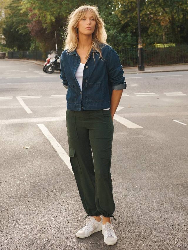 Шелковые брюки-карго becca NRBY, хаки
Шелковые брюки-карго becca NRBY, хаки