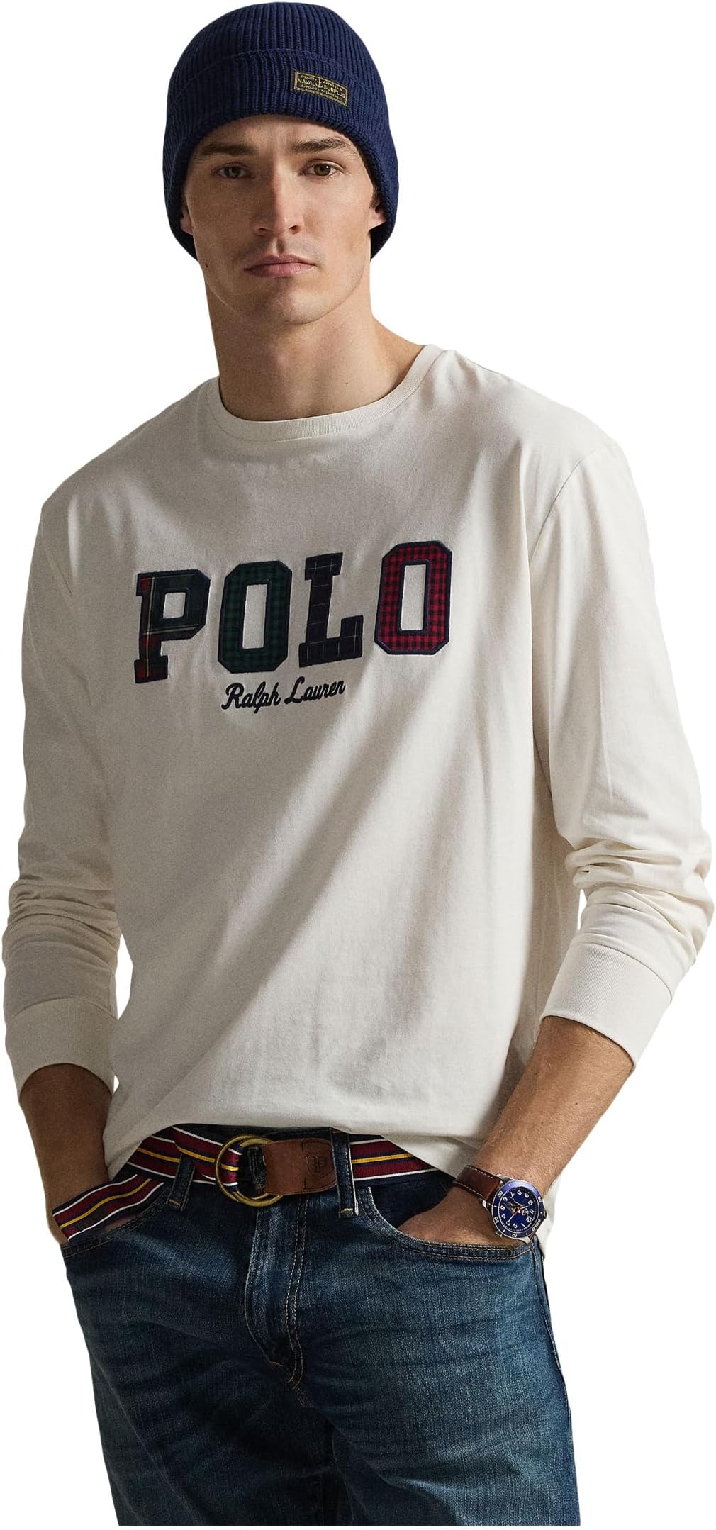 Мужская футболка классического кроя из джерси с клетчатым логотипом Polo Ralph Lauren, Nevis 1
Мужская футболка классического кроя из джерси с клетчатым логотипом Polo Ralph Lauren, Nevis 1