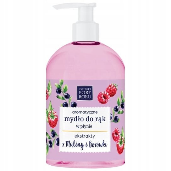 Мыло для рук, малина и черника, 500мл Four Seasons, Cztery Pory Roku 
Мыло для рук, малина и черника, 500мл Four Seasons, Cztery Pory Roku