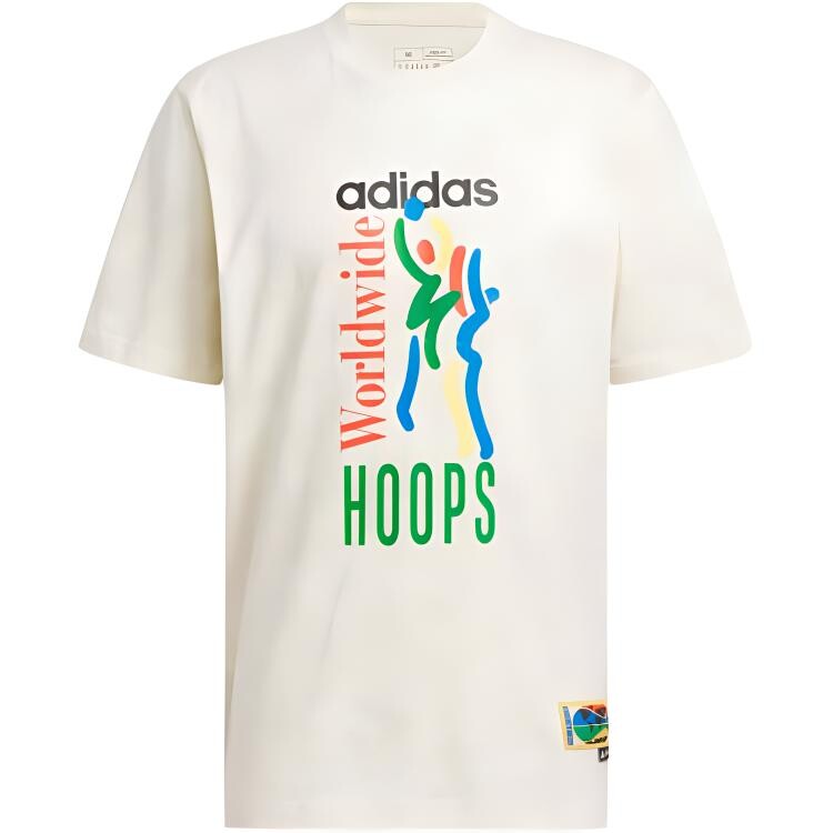 Футболка World Wide Hoops Adidas, слоновая кость
Футболка World Wide Hoops Adidas, слоновая кость