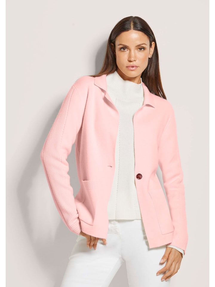 MADELEINE Кардиган из мериносовой шерсти и кашемира нежно-розового цвета
MADELEINE Кардиган из мериносовой шерсти и кашемира нежно-розового цвета