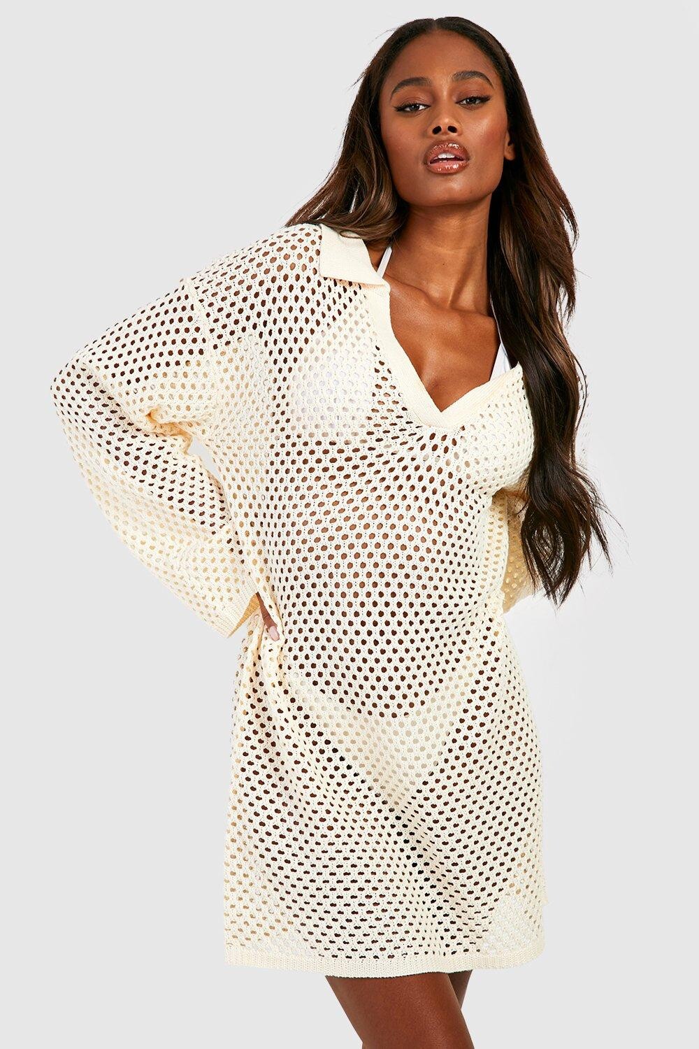 Пляжное платье-поло крючком boohoo, белый, Коричневый, Пляжное платье-поло крючком boohoo, белый
Пляжное платье-поло крючком boohoo, белый, Коричневый, Пляжное платье-поло крючком boohoo, белый
