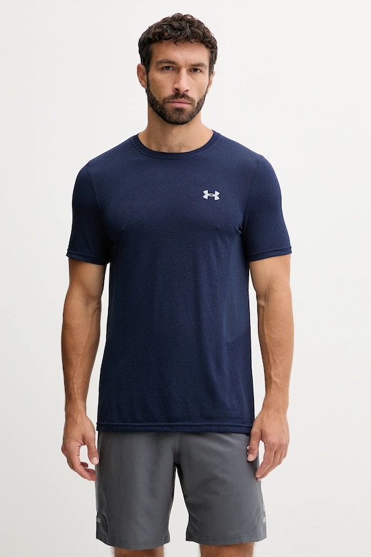 Бесшовная тренировочная футболка Vanish Under Armour, темно-синий
Бесшовная тренировочная футболка Vanish Under Armour, темно-синий