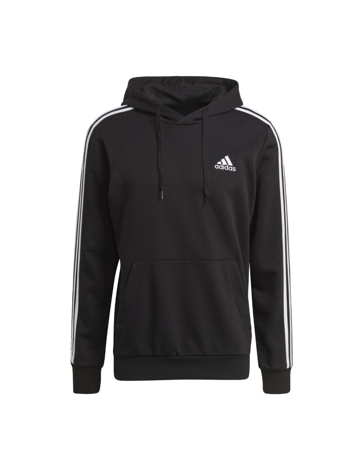 Пуловер adidas Kapuzenpullover 3 Streifen Design, черный 
Пуловер adidas Kapuzenpullover 3 Streifen Design, черный
