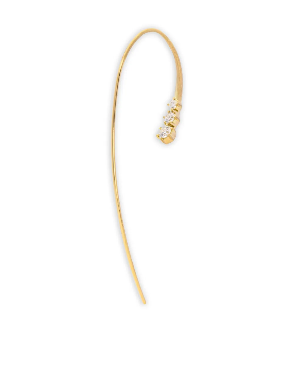 Серьга с тремя бриллиантами из желтого золота 18 карат Jade Trau, золотой
Серьга с тремя бриллиантами из желтого золота 18 карат Jade Trau, золотой