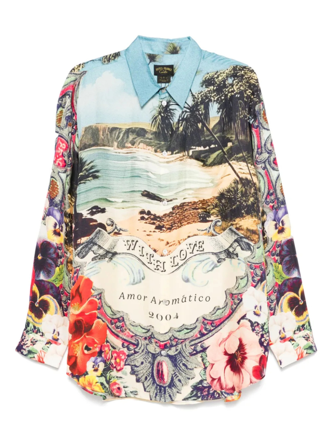 Camilla шелковая рубашка оверсайз, нейтральный
Camilla шелковая рубашка оверсайз, нейтральный