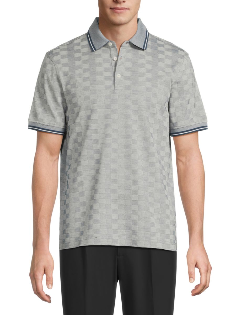 Хлопковое поло с тремя пуговицами Bugatchi, цвет Slate
Хлопковое поло с тремя пуговицами Bugatchi, цвет Slate