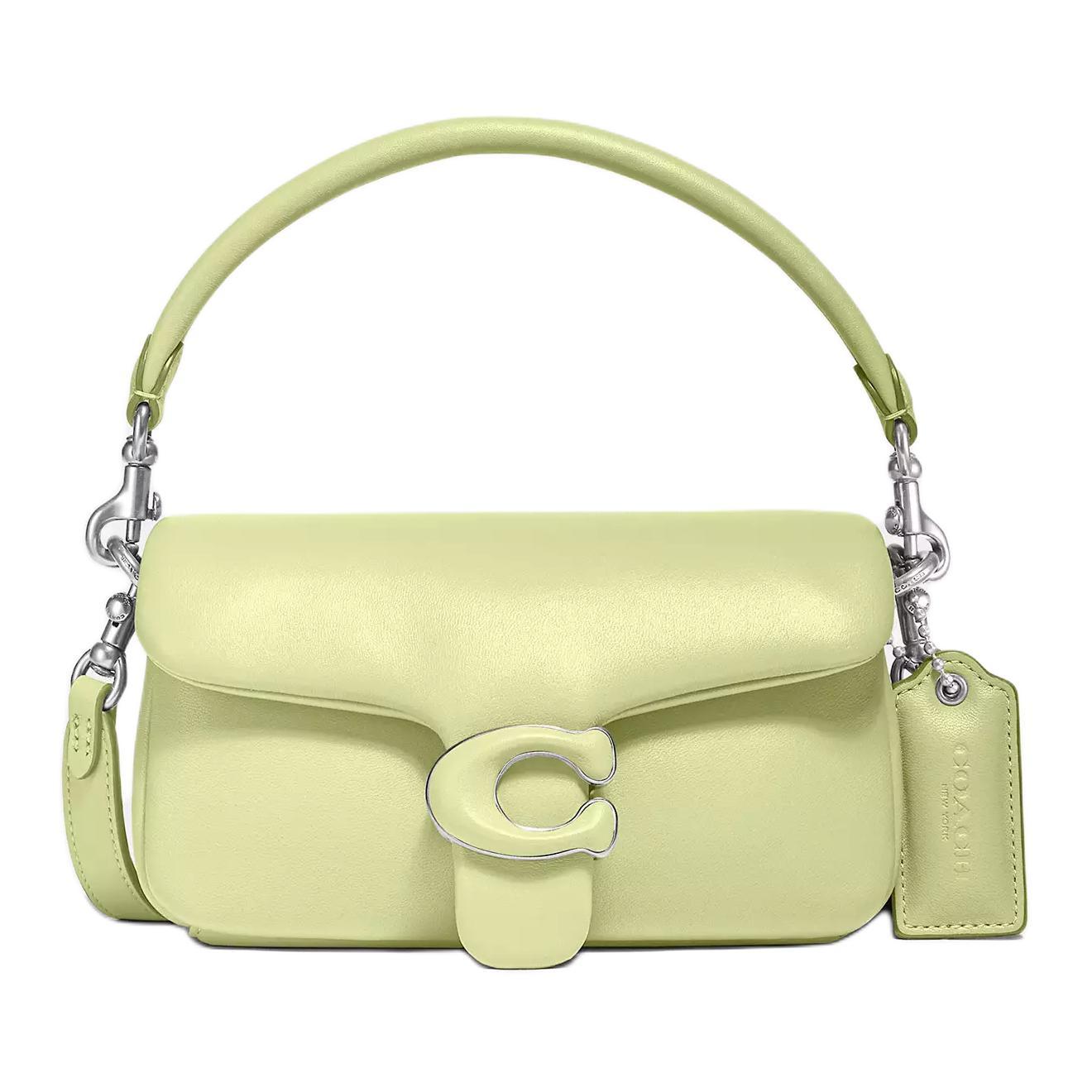 COACH Сумка через плечо из кожи наппа мини женская макарон зеленая
COACH Сумка через плечо из кожи наппа мини женская макарон зеленая