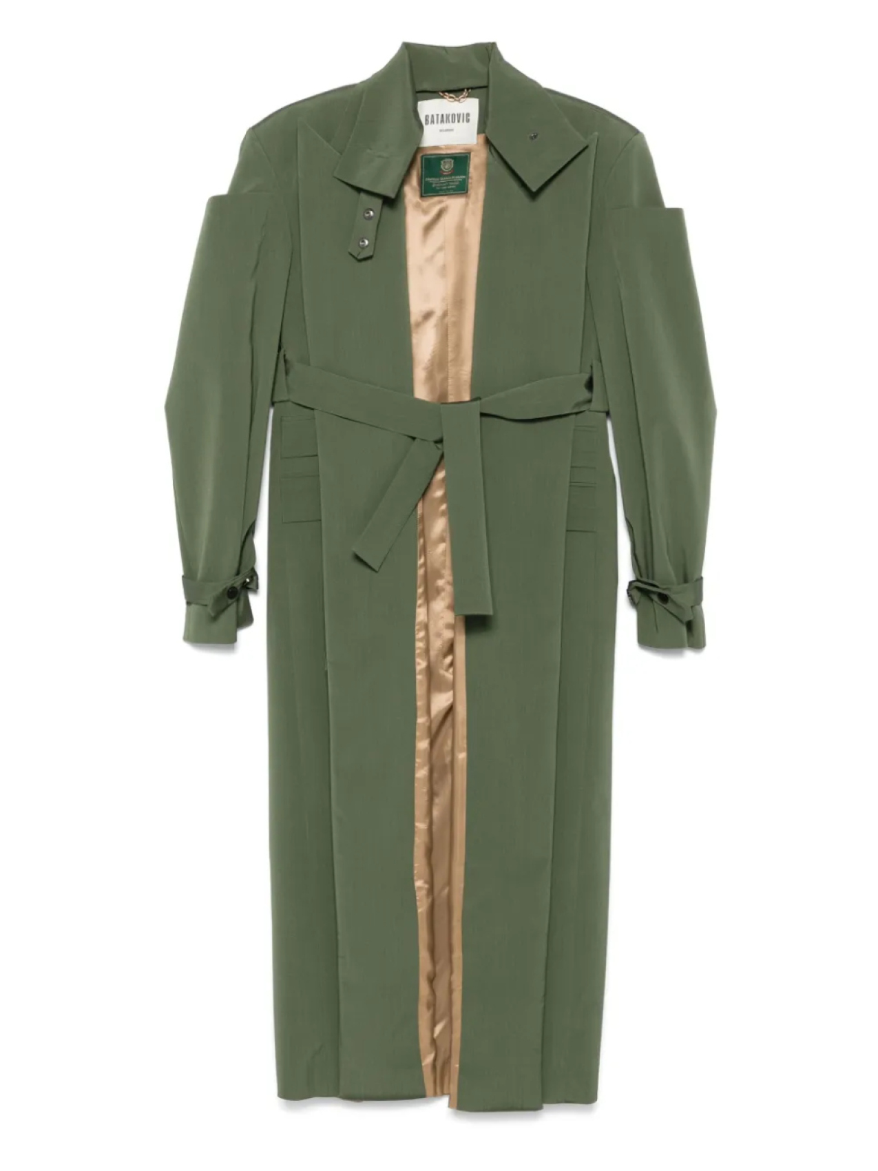 Пальто с поясом BATAKOVIC Belgrade, зеленый
Пальто с поясом BATAKOVIC Belgrade, зеленый