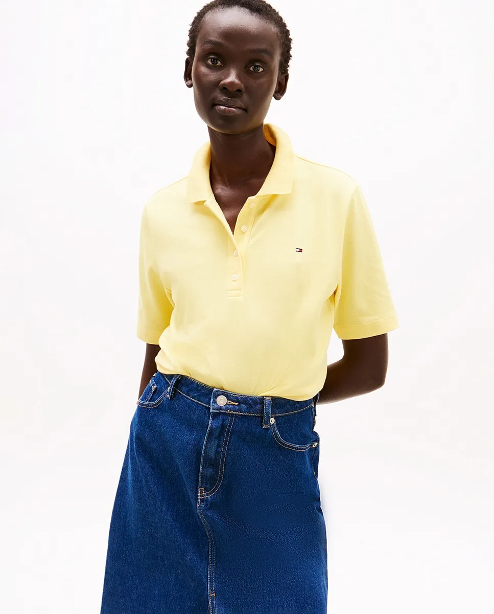 Женская рубашка-поло с коротким рукавом из пике, обычная Tommy Hilfiger, жёлтый
Женская рубашка-поло с коротким рукавом из пике, обычная Tommy Hilfiger, жёлтый