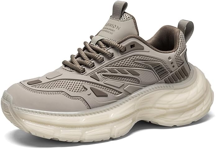 Мужские кроссовки для повседневной носки и спорта с шнуровкой, массивной платформой, дышащей сеткой, удобные, не скользящие, для работы и тренировок Lhyxu, Maka
Мужские кроссовки для повседневной носки и спорта с шнуровкой, массивной платформой, дышащей сеткой, удобные, не скользящие, для работы и тренировок Lhyxu, Maka