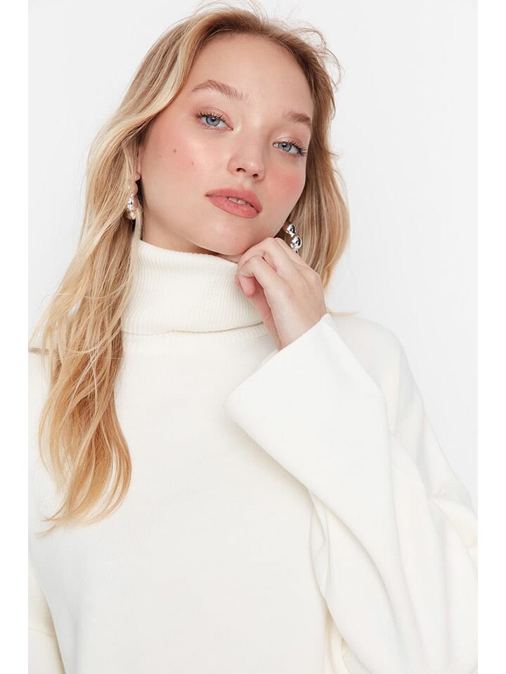 Пуловер trendyol Rollkragen, кремовый
Пуловер trendyol Rollkragen, кремовый