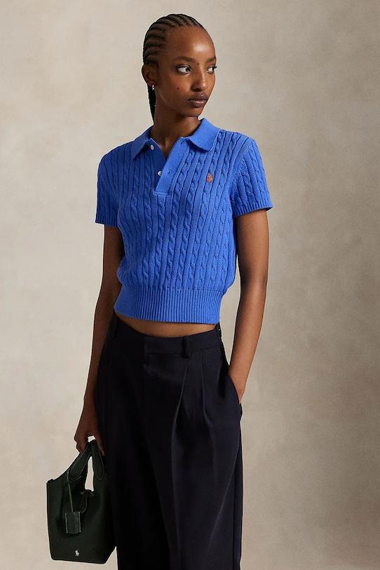 Хлопковый свитер Polo Ralph Lauren, синий
Хлопковый свитер Polo Ralph Lauren, синий