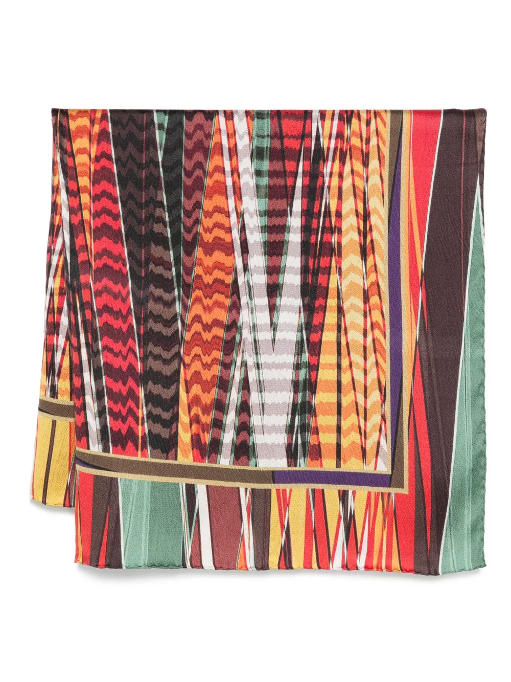Шелковый шарф с абстрактным узором Missoni, красный
Шелковый шарф с абстрактным узором Missoni, красный