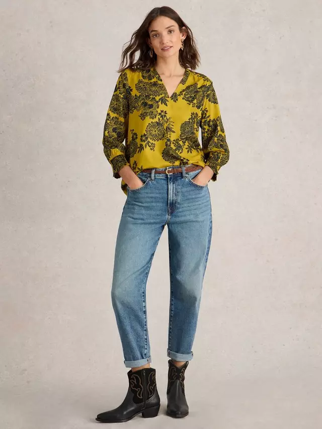 Джинсы White Stuff Tilly Organic Cotton Blend Relaxed Fit, цвет mid/blue
Джинсы White Stuff Tilly Organic Cotton Blend Relaxed Fit, цвет mid/blue