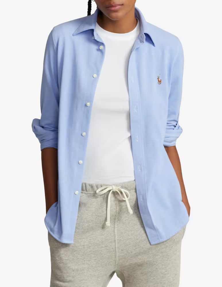 Heidi Узкая рубашка с длинными рукавами Polo Ralph Lauren, цвет Harbor Island Blue
Heidi Узкая рубашка с длинными рукавами Polo Ralph Lauren, цвет Harbor Island Blue