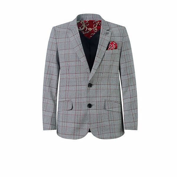 Мальчиковый спортивный пиджак slim fit в клетку Elie Balleh
Мальчиковый спортивный пиджак slim fit в клетку Elie Balleh