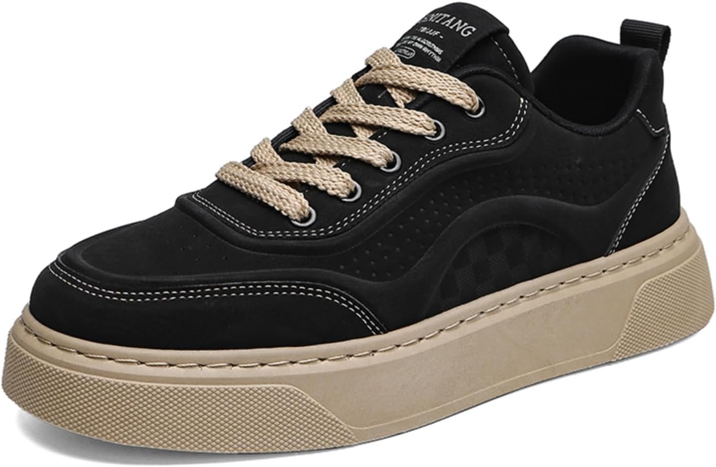 Мужские ретро кроссовки на низкой платформе, стильные повседневные туфли на шнуровке с нескользящей толстой подошвой для ежедневной носки Aokisx, черный
Мужские ретро кроссовки на низкой платформе, стильные повседневные туфли на шнуровке с нескользящей толстой подошвой для ежедневной носки Aokisx, черный