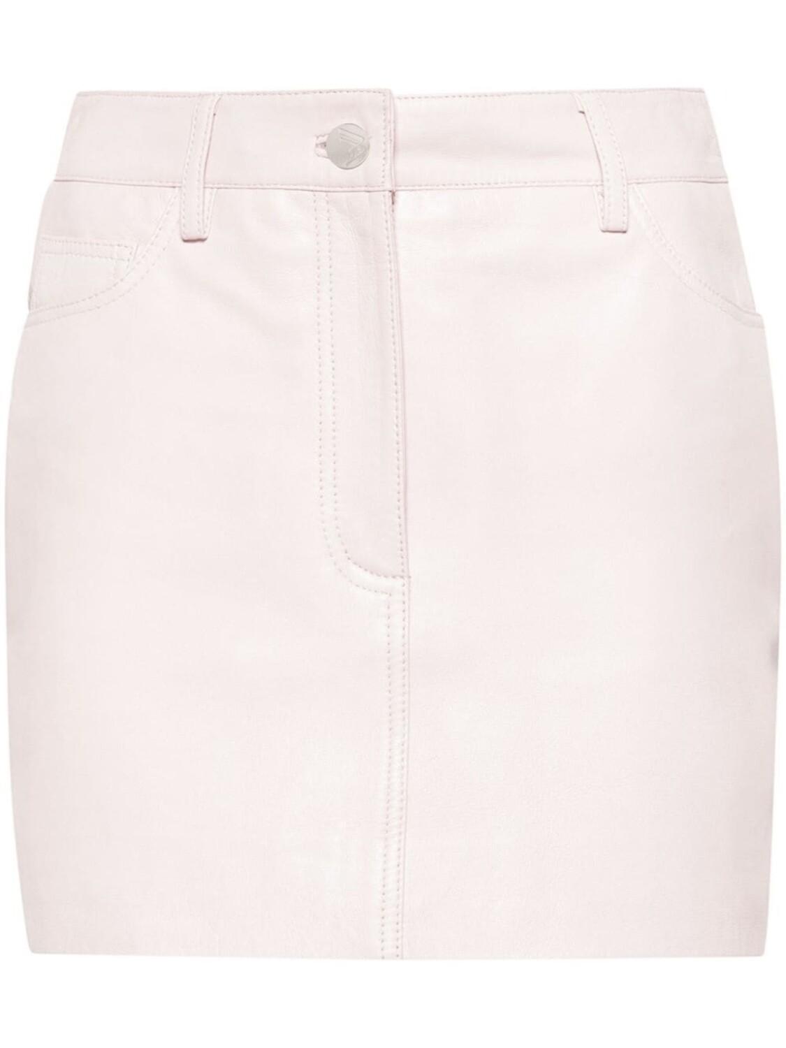 REMAIN кожаная юбка мини, розовый
REMAIN кожаная юбка мини, розовый