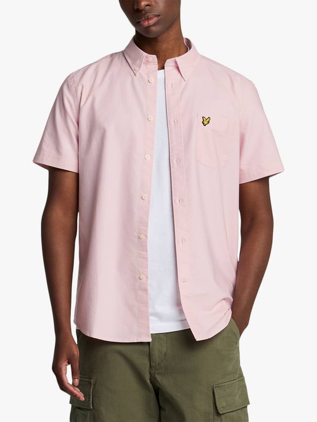 Хлопковая оксфордская рубашка с коротким рукавом Lyle & Scott, Light Pink
Хлопковая оксфордская рубашка с коротким рукавом Lyle & Scott, Light Pink