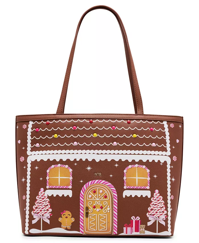 Яркая сумка-тоут среднего размера Baking Spirits Betsey Johnson, коричневый
Яркая сумка-тоут среднего размера Baking Spirits Betsey Johnson, коричневый