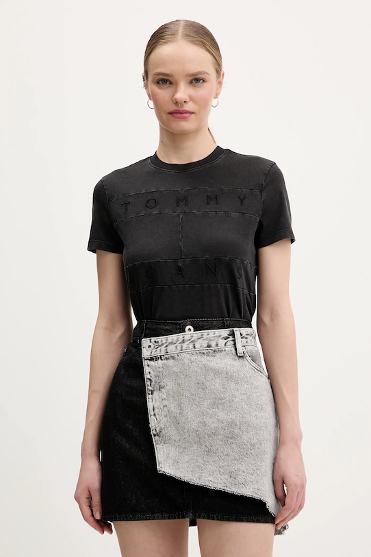 Хлопковая футболка Tommy Jeans, черный
Хлопковая футболка Tommy Jeans, черный