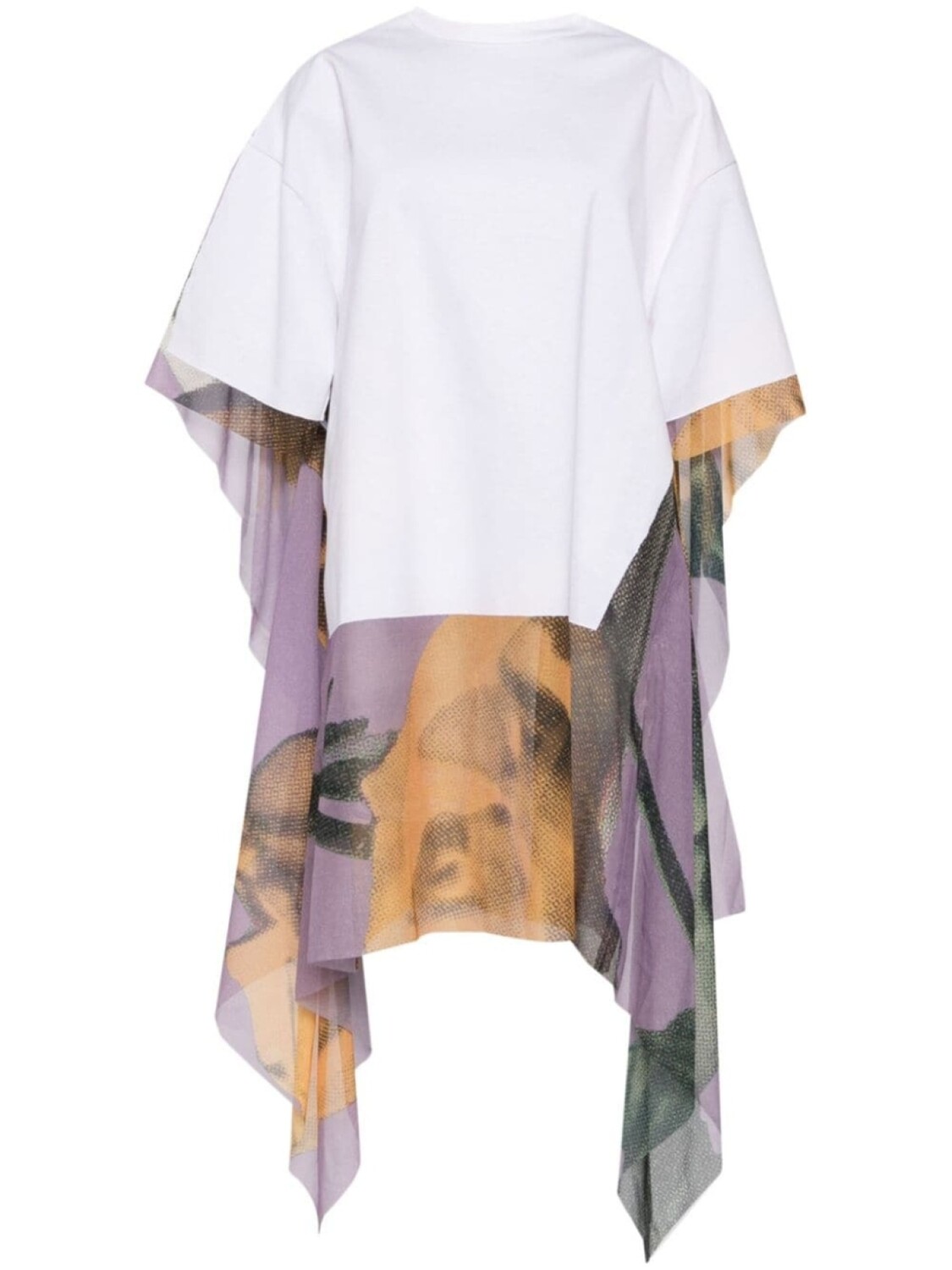 Платье-футболка со вставками Undercover, белый
Платье-футболка со вставками Undercover, белый