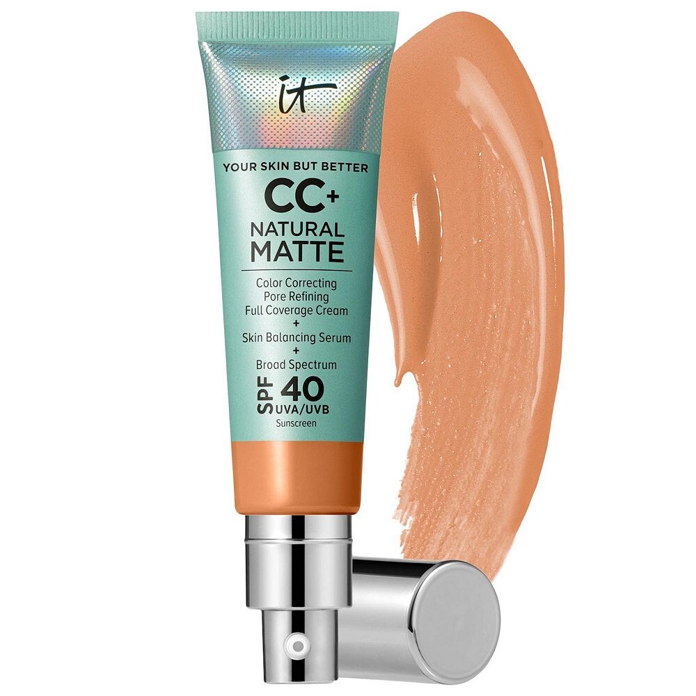 IT Cosmetics CC+ Cream Натуральная матовая основа с SPF 40, цвет Tan Cool
IT Cosmetics CC+ Cream Натуральная матовая основа с SPF 40, цвет Tan Cool