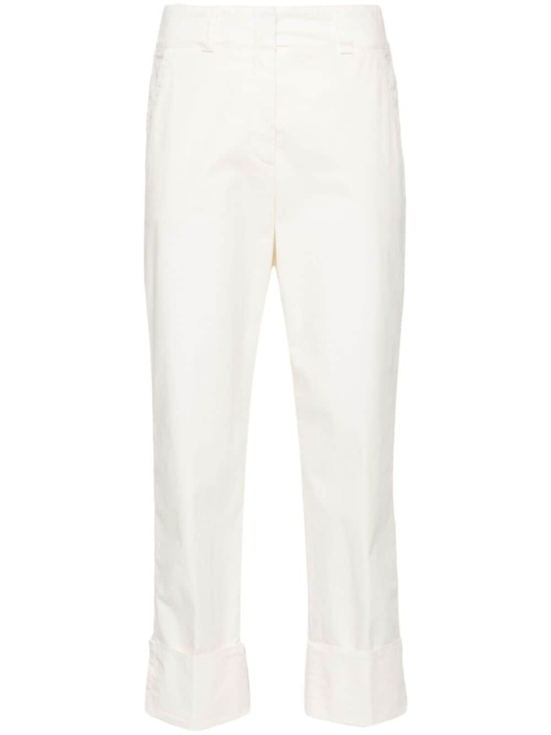 Peserico укороченные брюки с завышенной талией, нейтральный цвет 
Peserico укороченные брюки с завышенной талией, нейтральный цвет